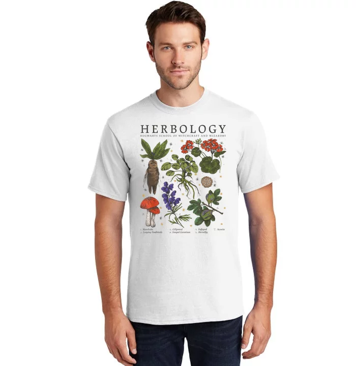 Herbology Plants Tall T-Shirt