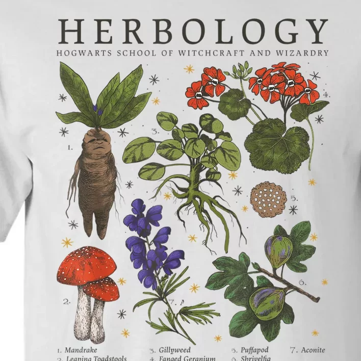 Herbology Plants Tall T-Shirt