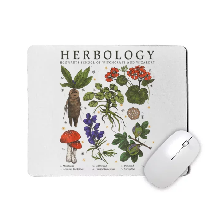 Herbology Plants Mousepad