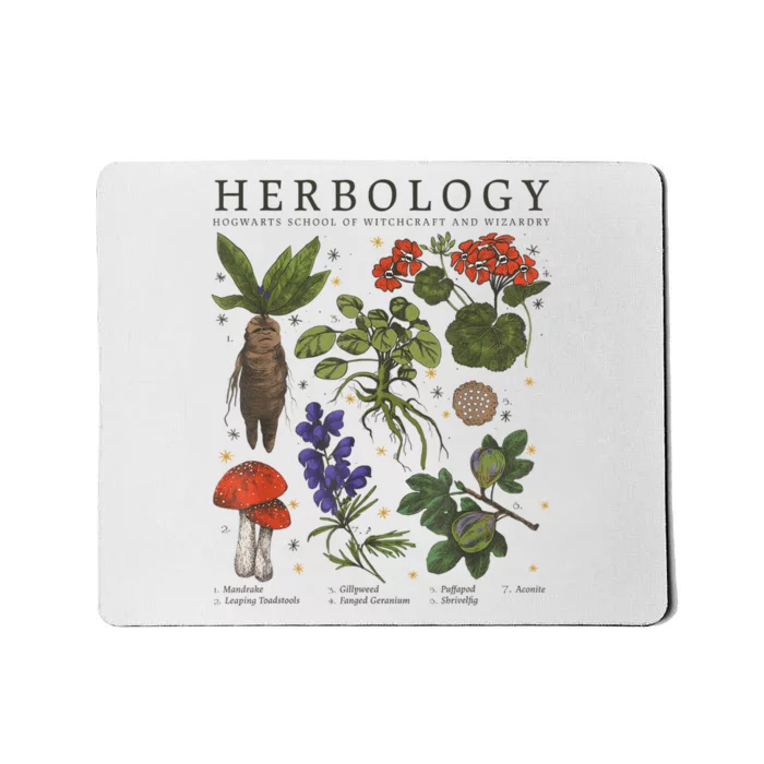 Herbology Plants Mousepad