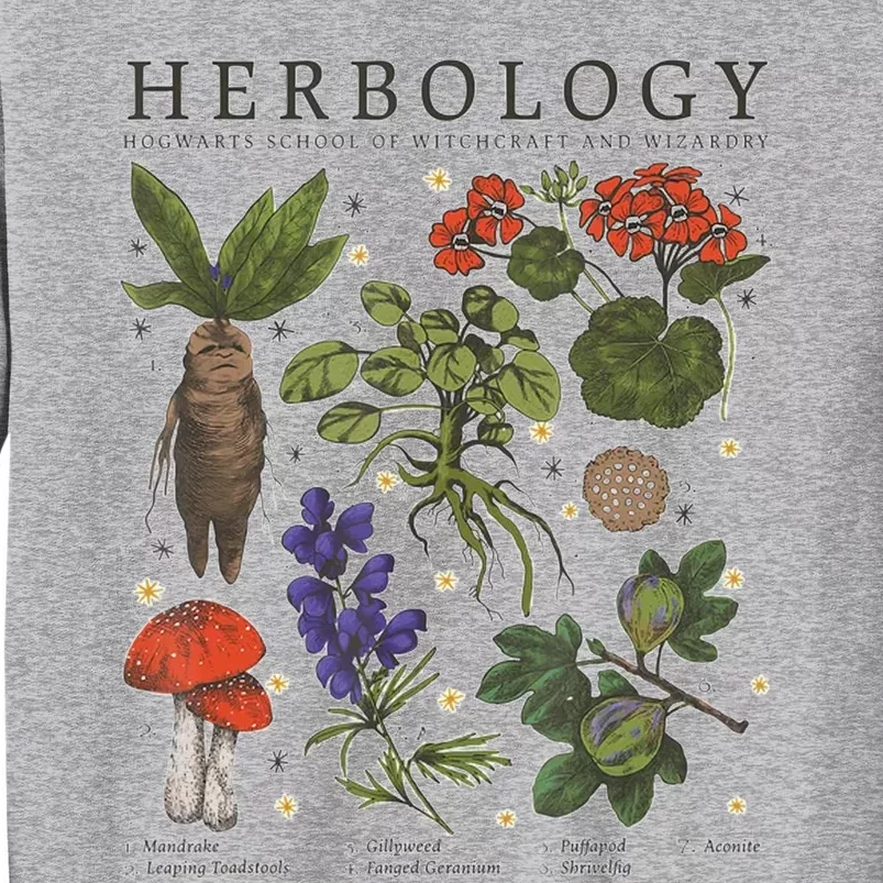 Herbology Plants Tall Sweatshirt