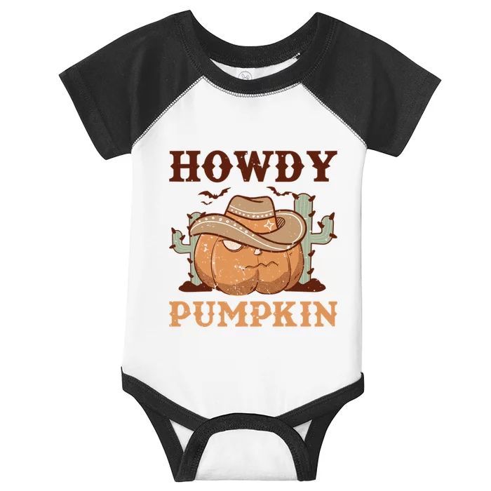 Howdy Pumpkin Infant Baby Jersey Bodysuit