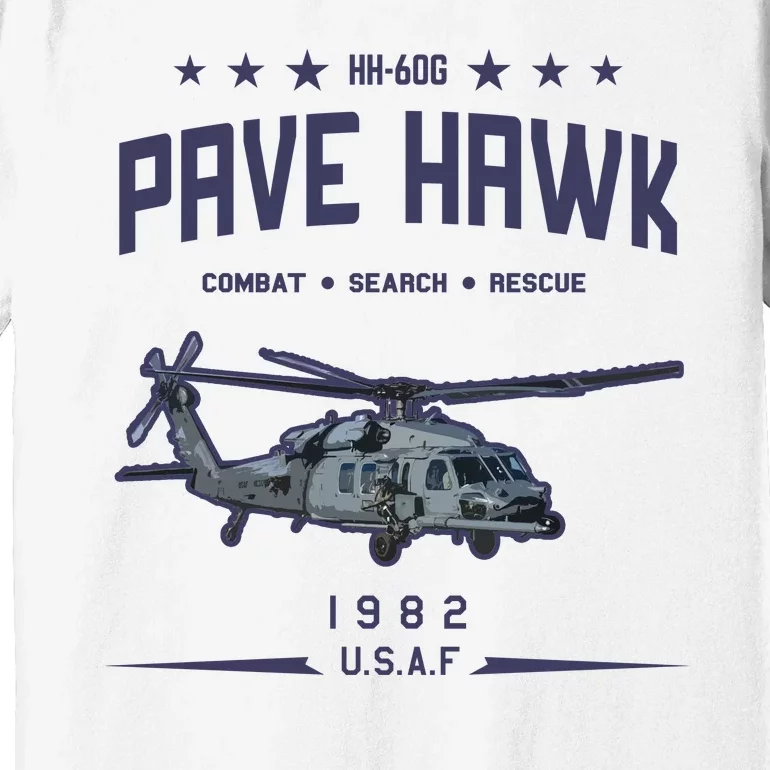 Hh60g Pavehawk Helicopter Premium T-Shirt