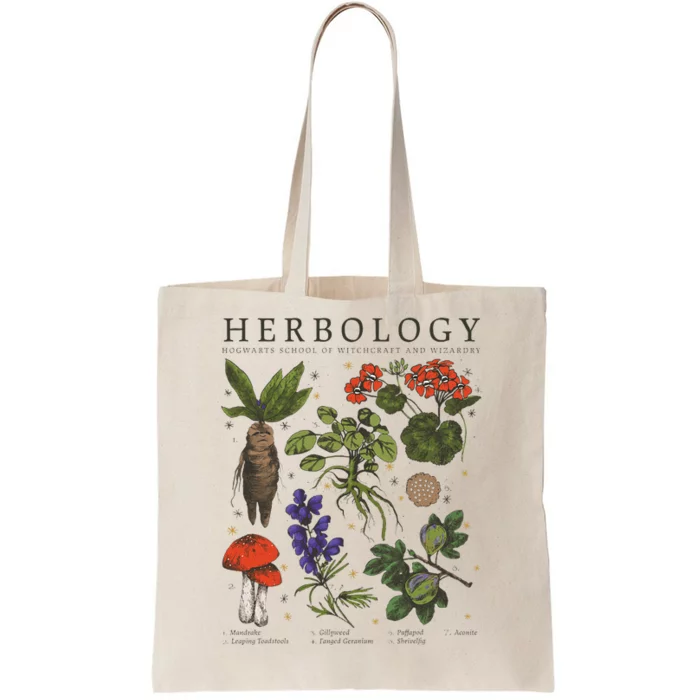 Herbology Plants Tote Bag