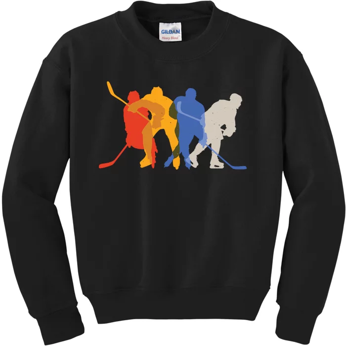 Hockey Players Kids Sweatshirt