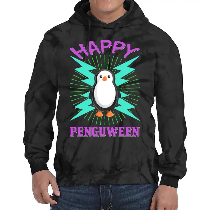 Happy Penguween Tie Dye Hoodie