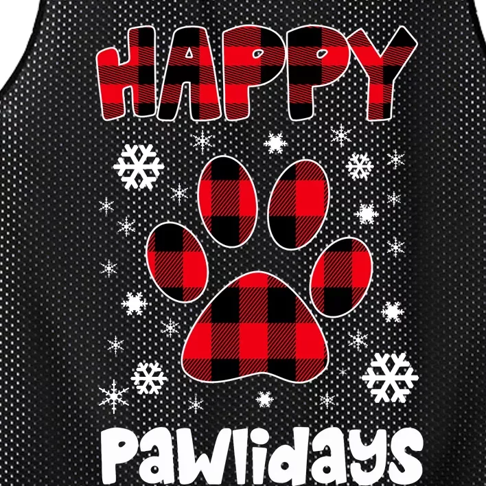 Happy Pawlidays Mesh Reversible Basketball Jersey Tank