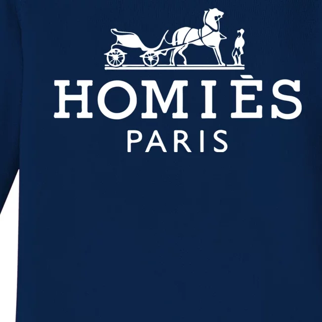 HOMIES PARIS Baby Long Sleeve Bodysuit