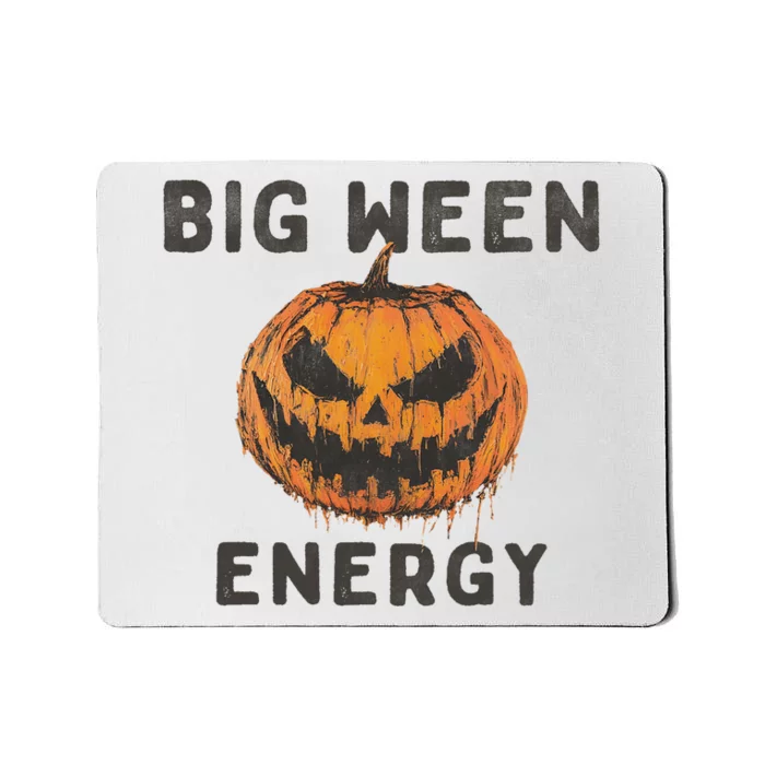 Halloween Pumpkin Head Big Ween Energy Spooky Mousepad