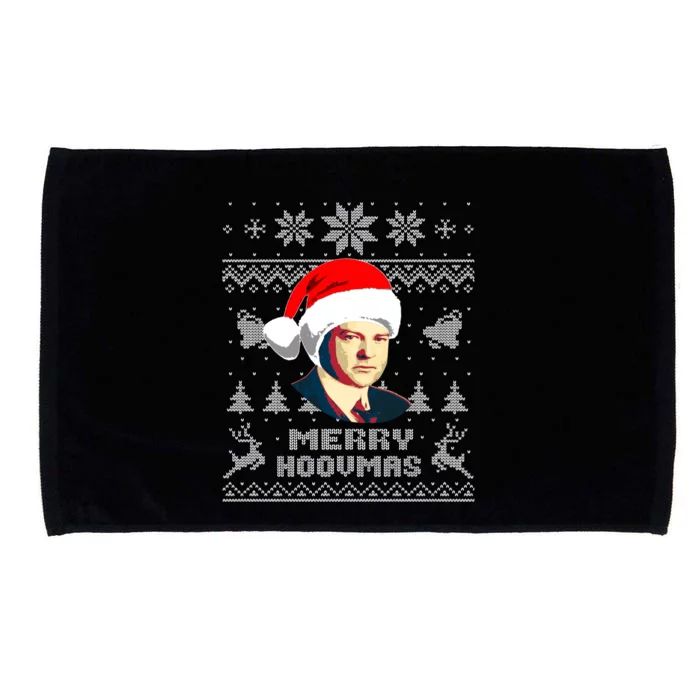 Herbert President Hoover Funny Christmas Holiday Xmas Gift Microfiber Hand Towel