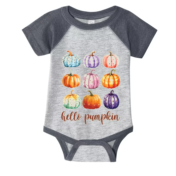 Hello Pumpkin Happy Halloween Infant Baby Jersey Bodysuit