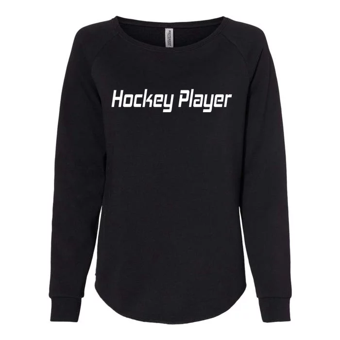 Hockey Player Womens California Wash Sweatshirt