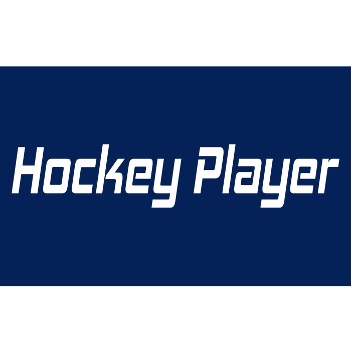 Hockey Player Bumper Sticker