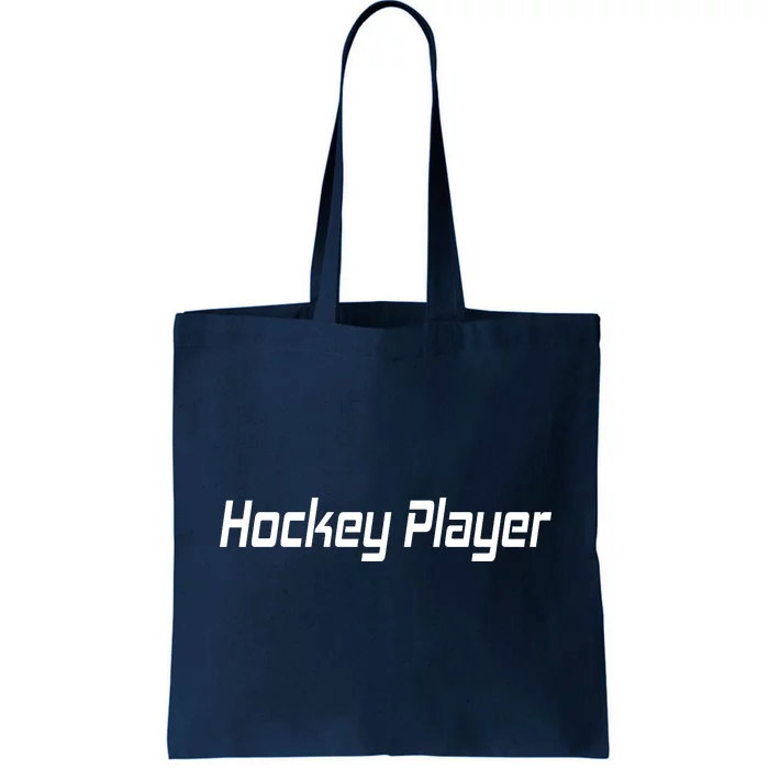 Hockey Player Tote Bag