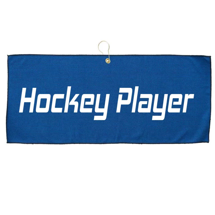 Hockey Player Large Microfiber Waffle Golf Towel