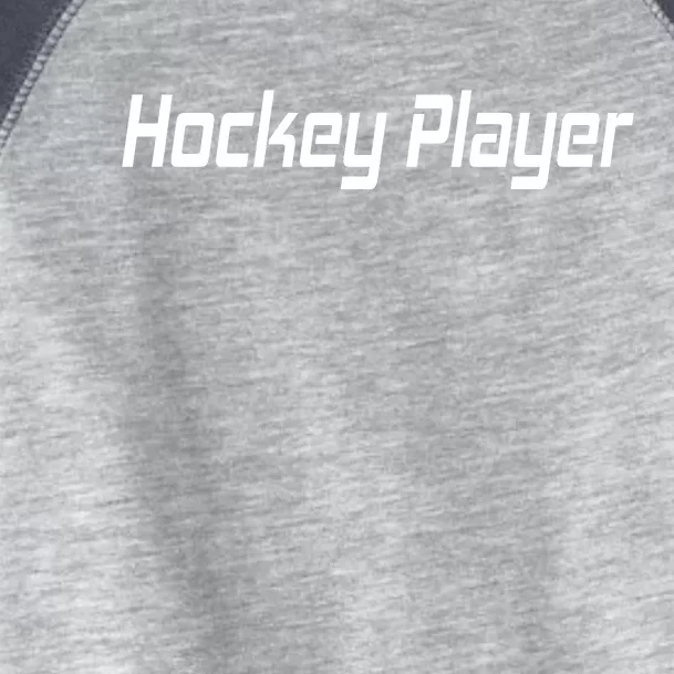 Hockey Player Toddler Fine Jersey T-Shirt