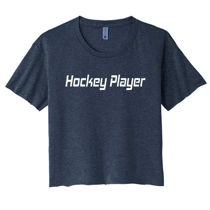 Hockey Player Women's Crop Top Tee