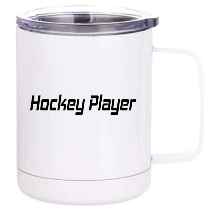 Hockey Player Front & Back 12oz Stainless Steel Tumbler Cup