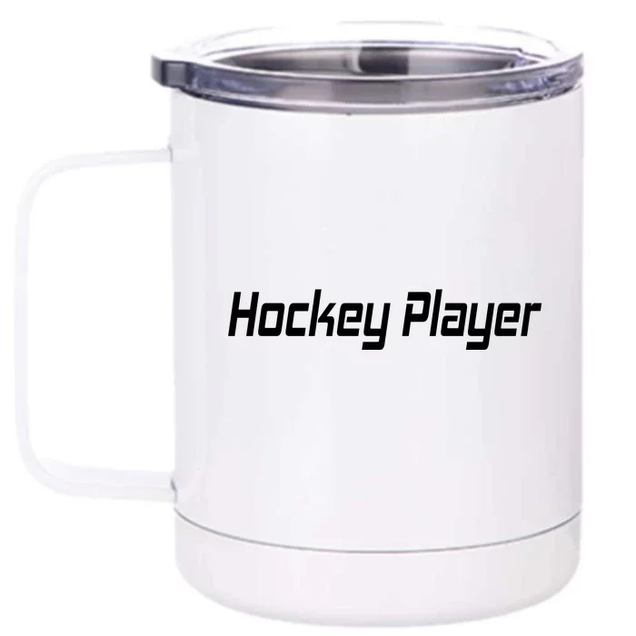 Hockey Player Front & Back 12oz Stainless Steel Tumbler Cup