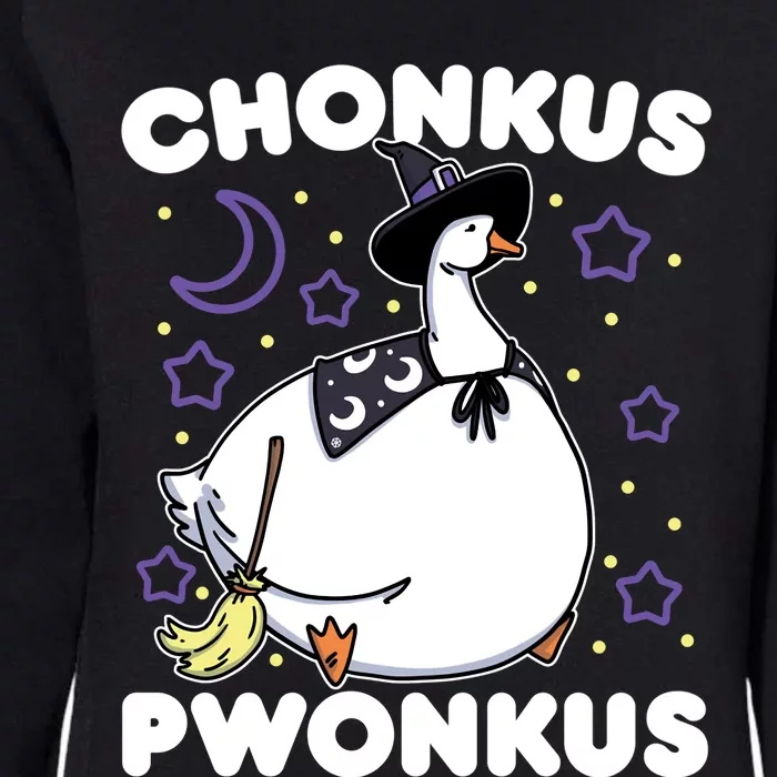 Honkus Ponkus Halloween Goose Meme Parody Chonkus Pwonkus Womens California Wash Sweatshirt