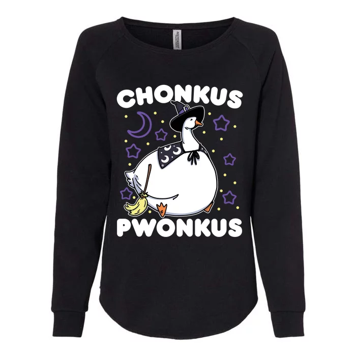 Honkus Ponkus Halloween Goose Meme Parody Chonkus Pwonkus Womens California Wash Sweatshirt