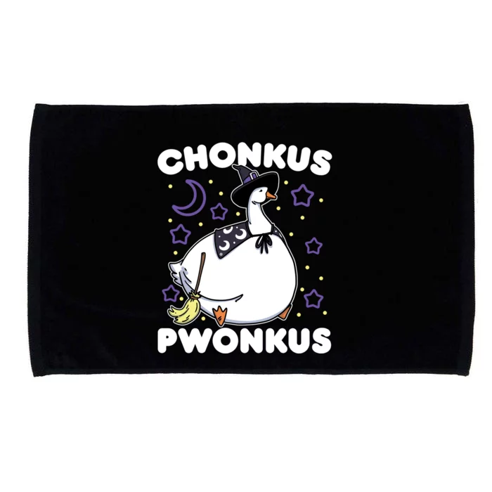 Honkus Ponkus Halloween Goose Meme Parody Chonkus Pwonkus Microfiber Hand Towel