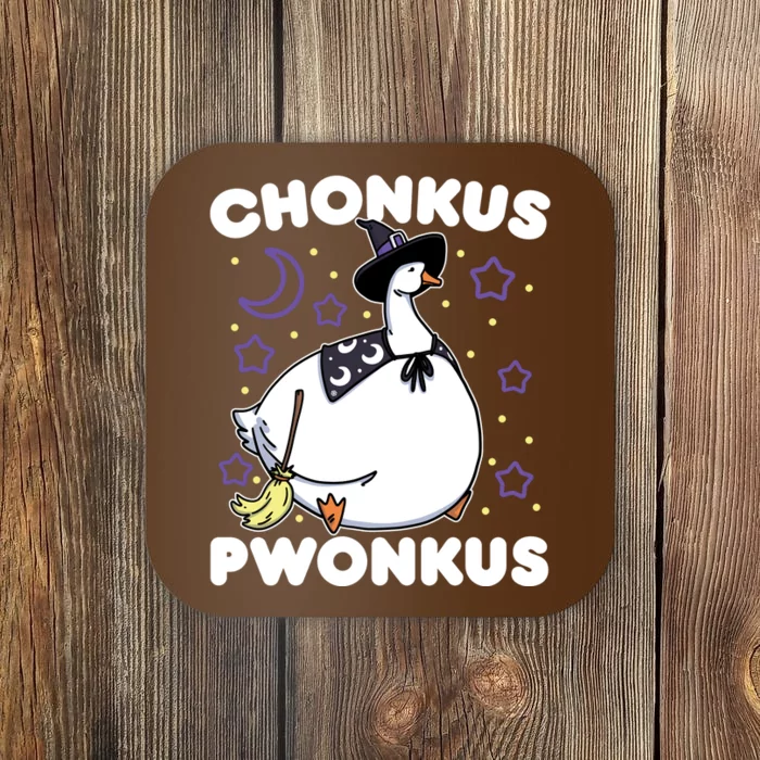 Honkus Ponkus Halloween Goose Meme Parody Chonkus Pwonkus Coaster