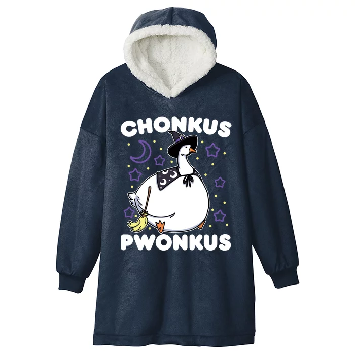 Honkus Ponkus Halloween Goose Meme Parody Chonkus Pwonkus Hooded Wearable Blanket