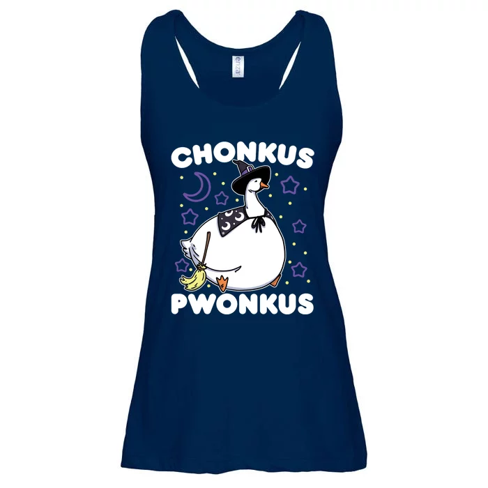 Honkus Ponkus Halloween Goose Meme Parody Chonkus Pwonkus Ladies Essential Flowy Tank