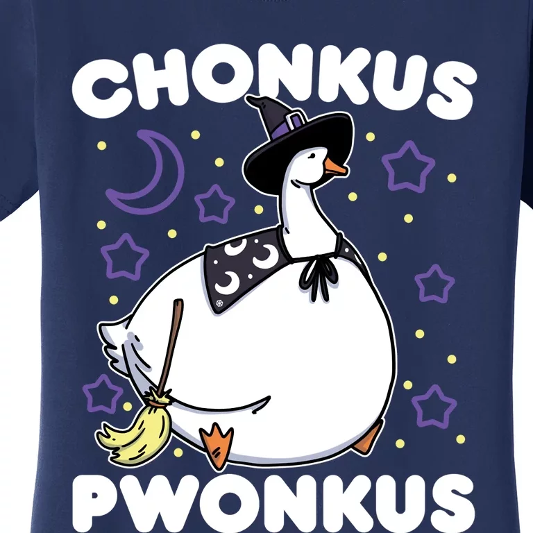 Honkus Ponkus Halloween Goose Meme Parody Chonkus Pwonkus Women's T-Shirt