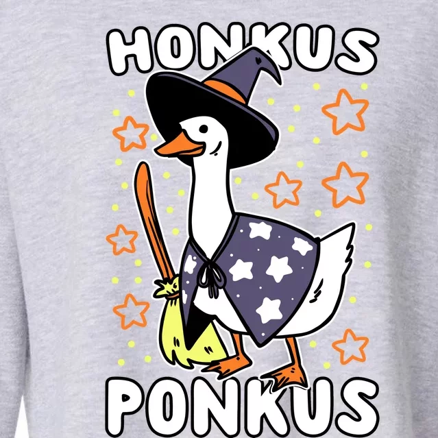 Honkus Ponkus Cropped Pullover Crew