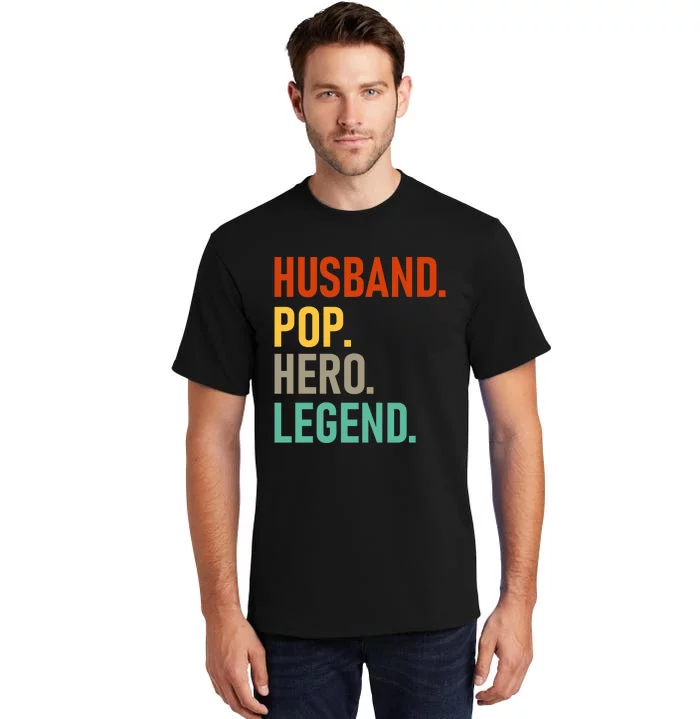 Husband Pop Hero Legend Tall T-Shirt