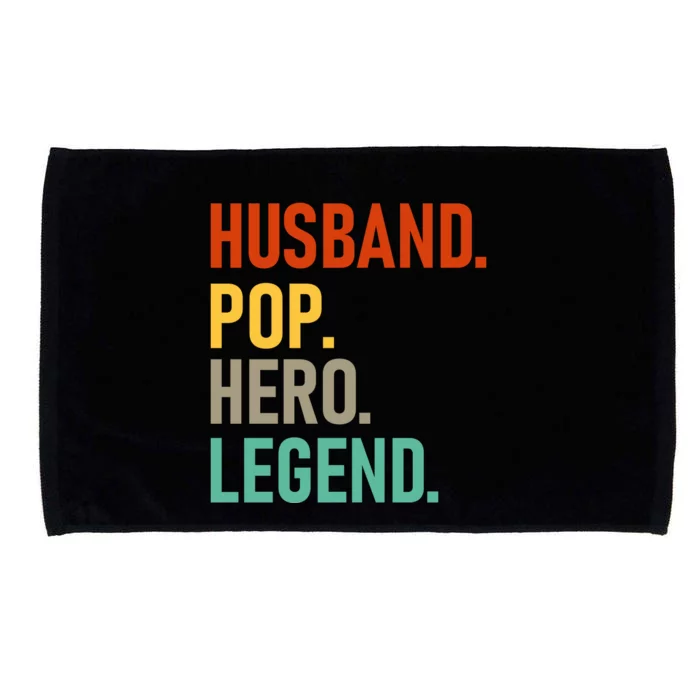 Husband Pop Hero Legend Microfiber Hand Towel