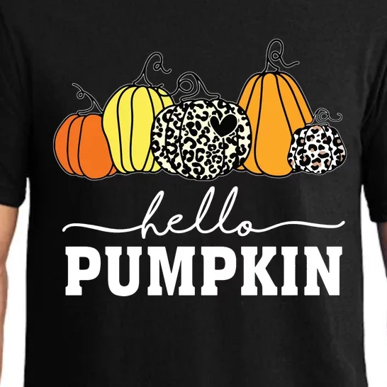 Hello Pumpkin Pajama Set