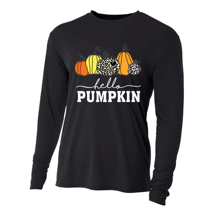 Hello Pumpkin Cooling Performance Long Sleeve Crew