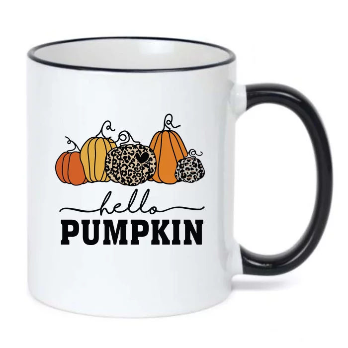 Hello Pumpkin Black Color Changing Mug