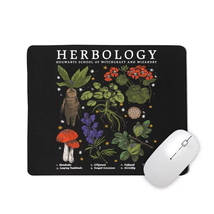 Herbology Plants Mousepad