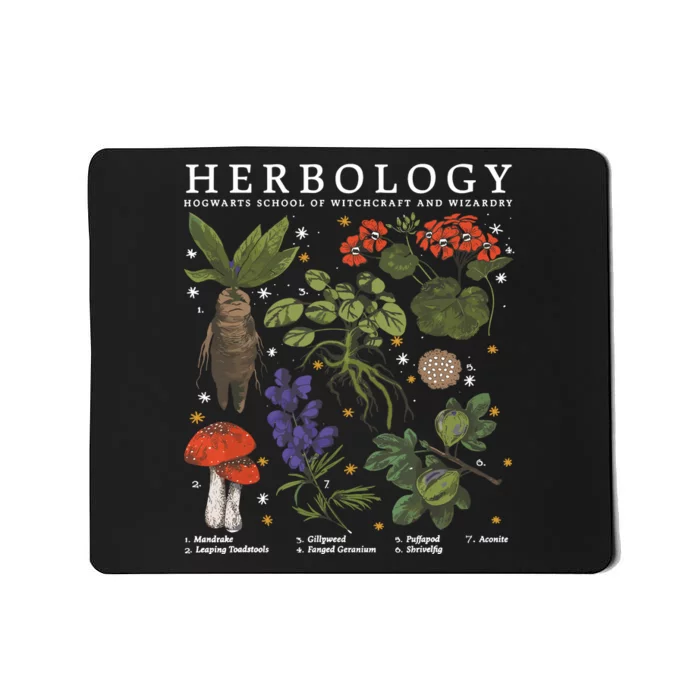 Herbology Plants Mousepad