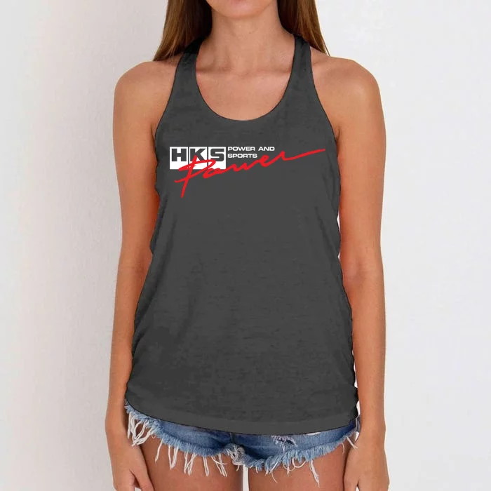 Hks Power Women's Knotted Racerback Tank