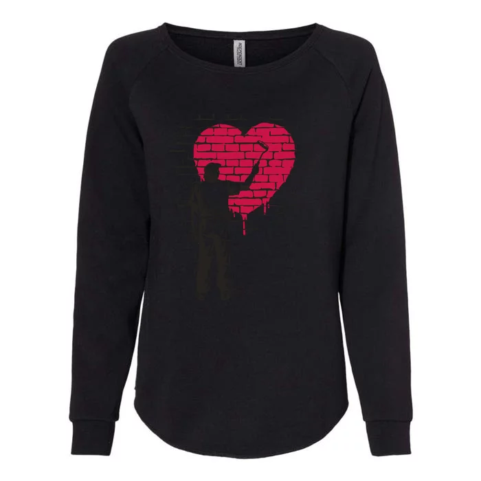 Heart Painter Womens California Wash Sweatshirt