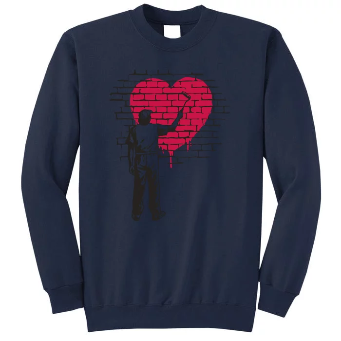 Heart Painter Tall Sweatshirt