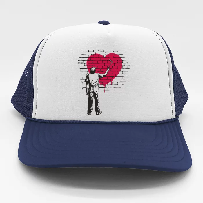 Heart Painter Trucker Hat