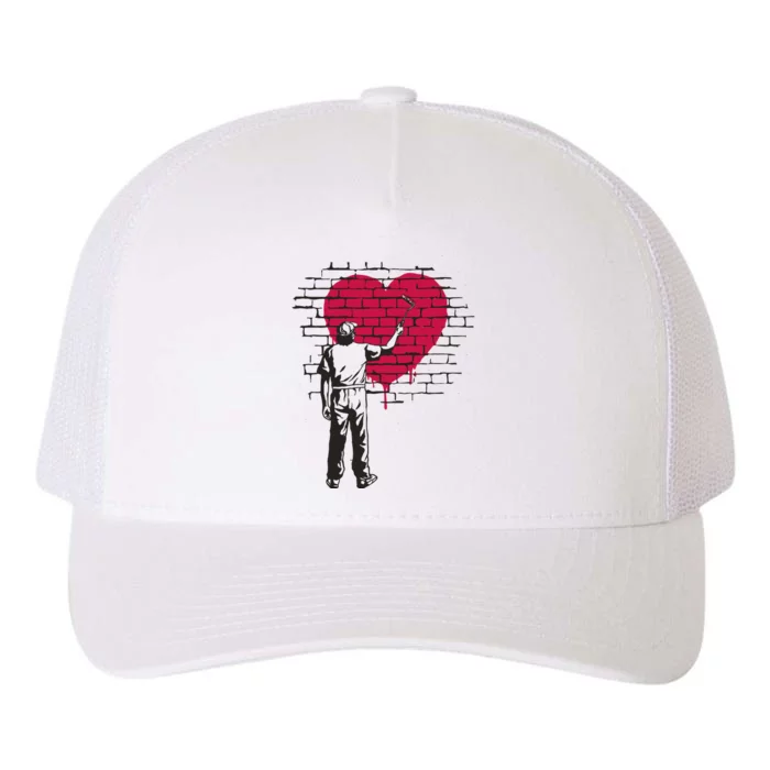 Heart Painter Yupoong Adult 5-Panel Trucker Hat