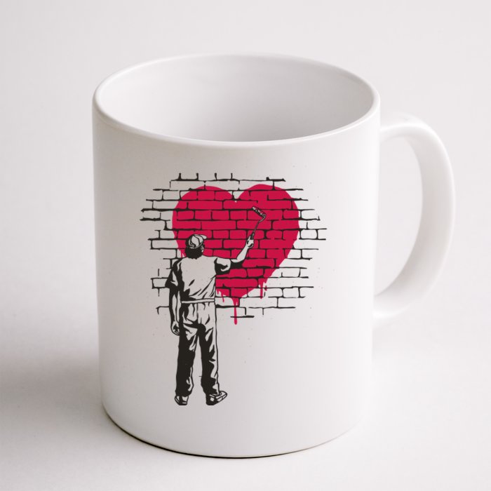 Heart Painter Front & Back Coffee Mug