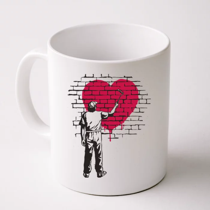 Heart Painter Front & Back Coffee Mug