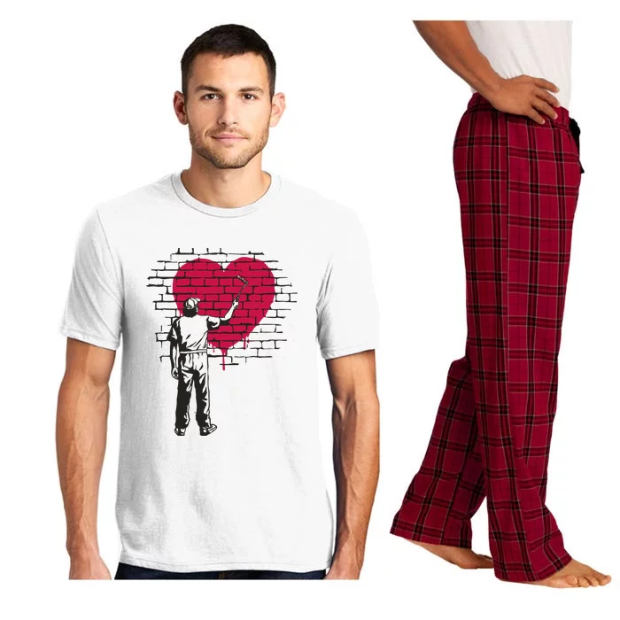 Heart Painter Pajama Set