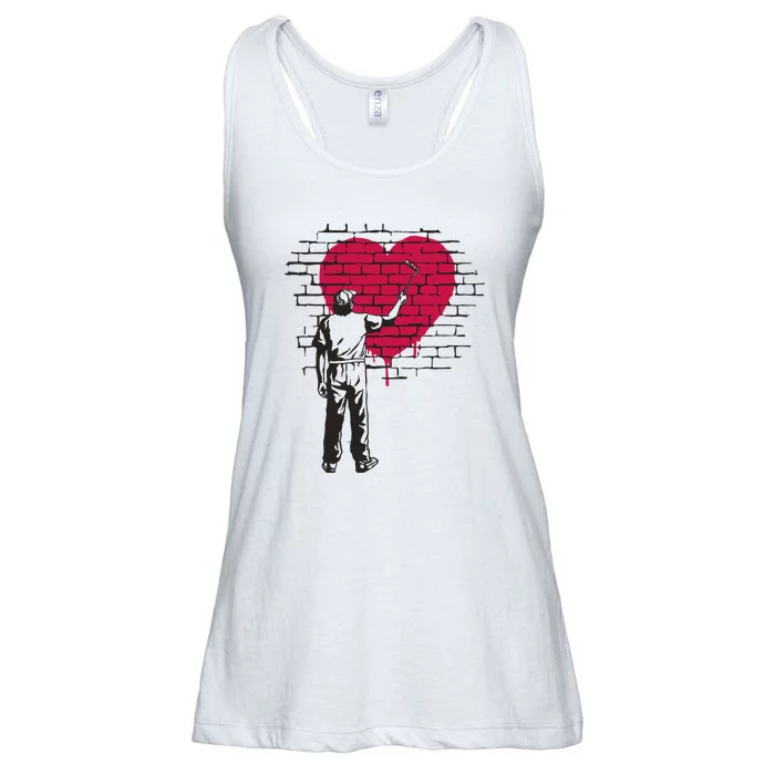 Heart Painter Ladies Essential Flowy Tank