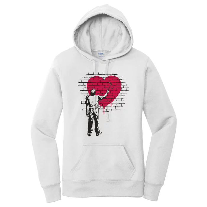 Heart Painter Women's Pullover Hoodie