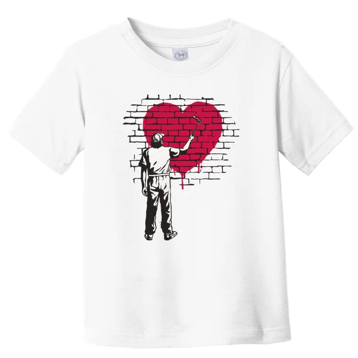 Heart Painter Toddler T-Shirt