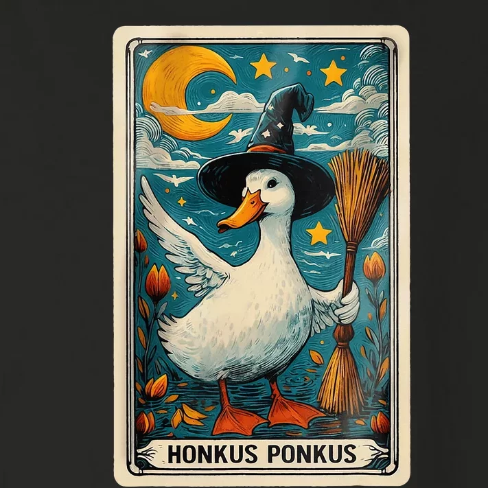 Honkus Ponkus Halloween Goose Meme Parody Retro Tarot Card Toddler Long Sleeve Shirt